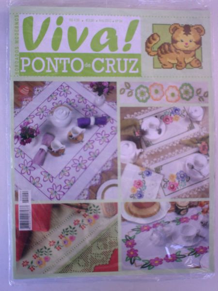 Bordados Modernos Viva Ponto de Cruz n4